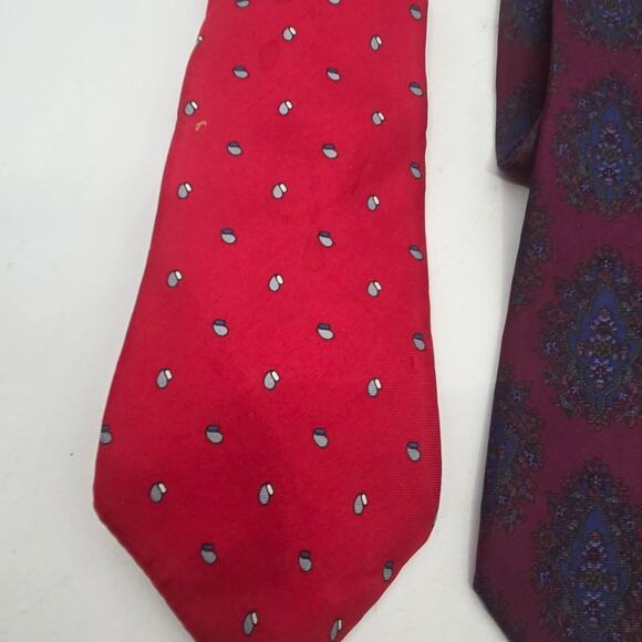 LOT 3 Christian Dior Pattern Silk Neck Ties Assorted Casual Career - Picture 4 of 7